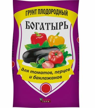 Грунт для томатов и перцев, баклажанов 20л (Богатырь) Лама-торф