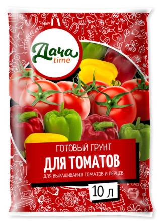 Грунт для томатов и перцев Дачаtime 10 л 
