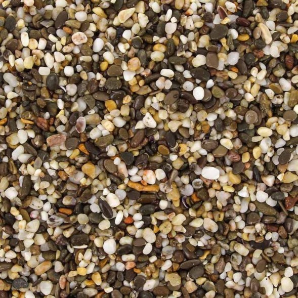  Грунт натуральный 2,7 кг Галька морская №0 4-8 мм (Prime)