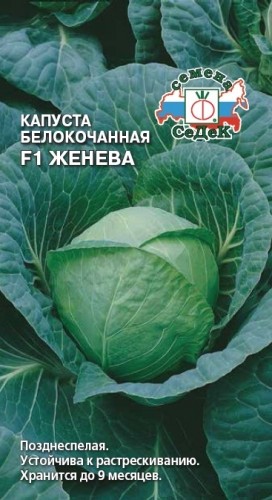 Семена Капуста белокочанная Женева F1 (СеДек)