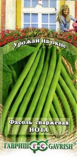 Семена Фасоль спаржевая Нота (Гавриш)