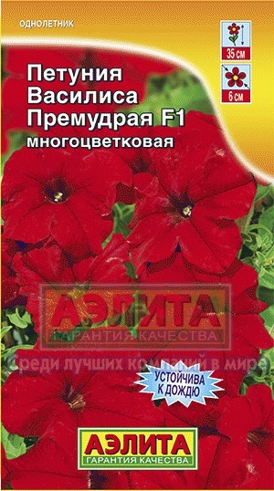 Семена Петуния Василиса Премудрая F1 многоцветковая (Аэлита)