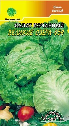 Семена Салат Великие Озера кочанный ЦC