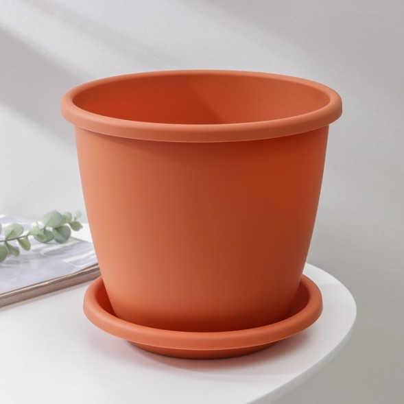  Афина с поддоном 23,5*21см коричневый 5,5 л