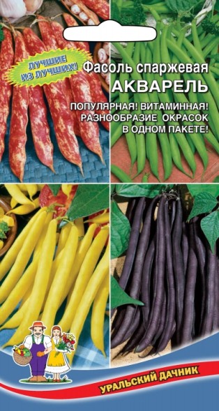 Семена Фасоль Акварель - спаржевая УД