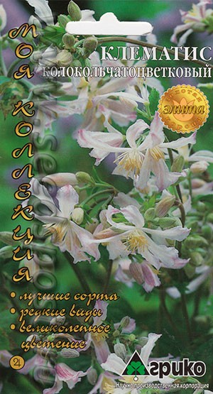 Семена Клематис Колокольчатоцветковый 3 шт