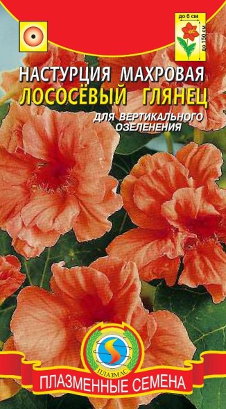Семена Настурция махровая Лососевый глянец ПЛ