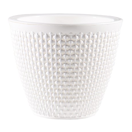  Ротанг кашпо со вставкой 2,25 л Белый