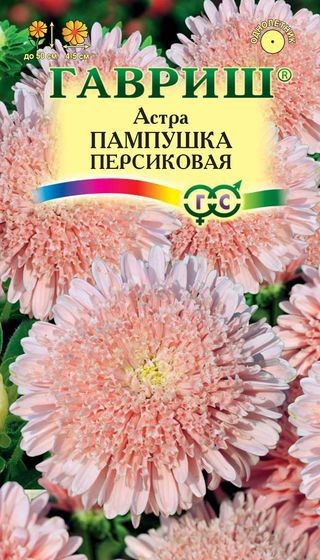 Семена Астра Пампушка персиковая (Гавриш)