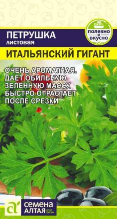 Петрушка листовая Итальянский гигант  (Семена Алтая)