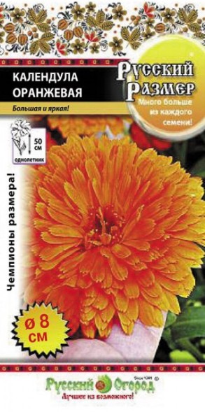 Семена Календула Русский Размер Оранжевая НК