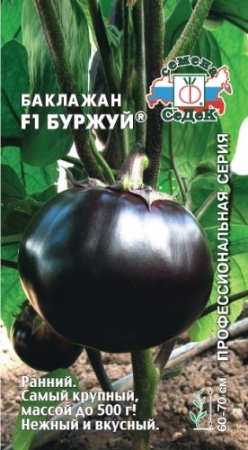 Семена Баклажан Буржуй F1 (СеДеК)