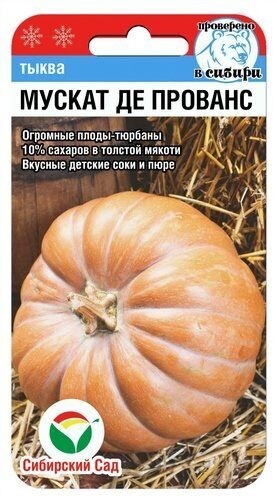 Семена Тыква Мускат де Прованс F1 (Сиб Сад)