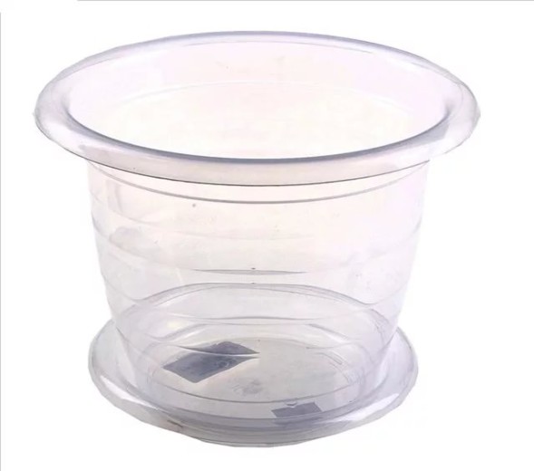  Горшок для орхидей с поддоном 2л (прозрачный)