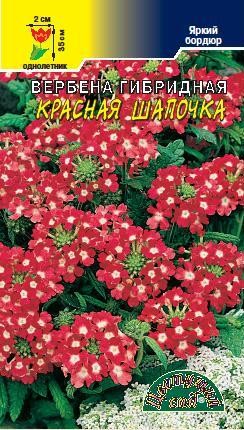 Семена Вербена гибридная Красная шапочка ЦС