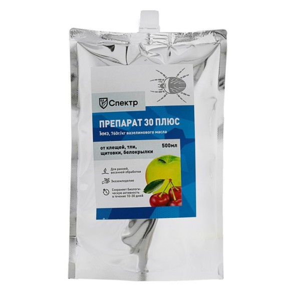 Препарат 30 плюс 0,5л Спектр от зимующих и летних насеком БМ