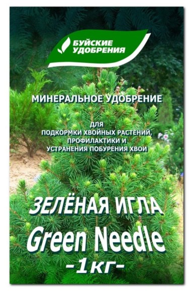  Для хвойных 1 кг Средство от побурения хвои Зеленая Игла (БХЗ)