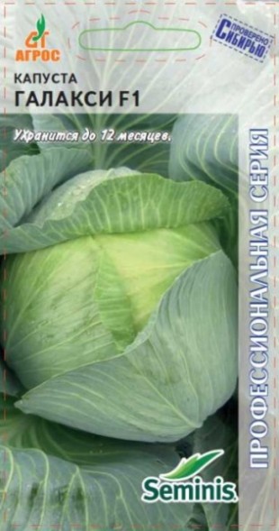 Семена Капуста белокочанная Галакси F1 (Агрос)
