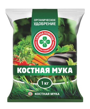  Мука костная 1 кг Скорая помощь органическое удобрение ПСЗТК