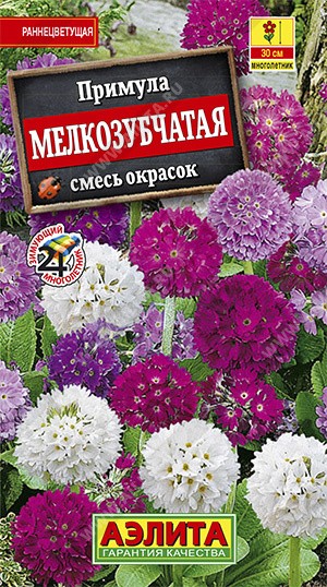 Семена Примула мелкозубчатая, смесь (Аэлита)