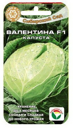 Семена Купуста Валентина F1 (Сиб Сад)