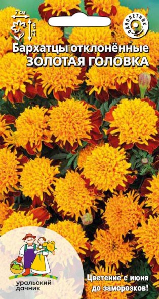Семена Бархатцы отклоненные Золотая головка УД