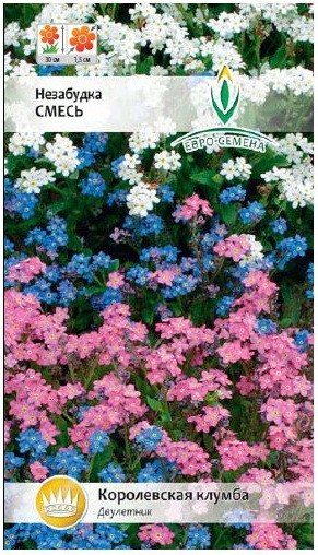 Семена Незабудка смесь (Евро-семена)
