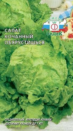 Семена Салат Обхрустишься кочанный (СеДеК)