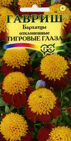 Семена Бархатцы Тигровые Глаза отклоненные (Гавриш)