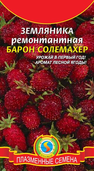 Семена Земляника ремонтантная Барон Солемахер ПЛ