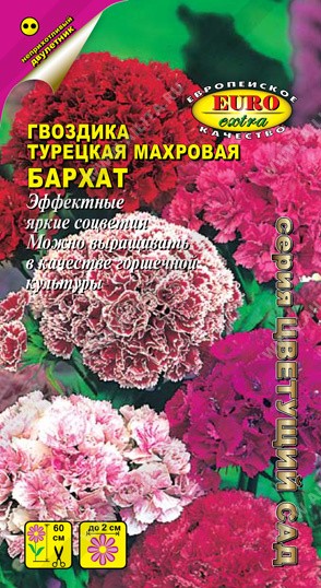 Семена Гвоздика турецкая Бархат (Аэлита)