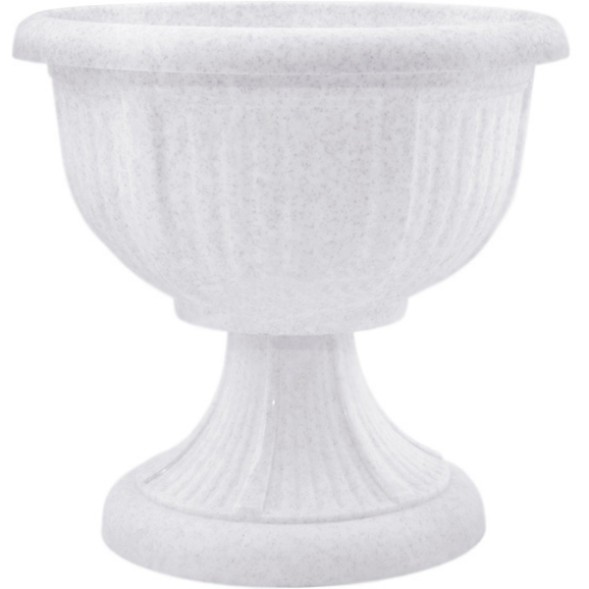  Вазон Леон с подставкой 31 (белый)