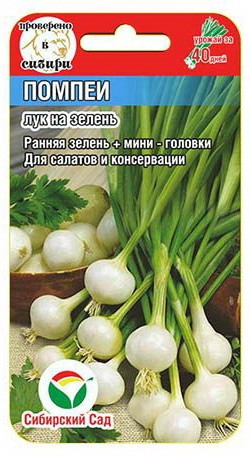Семена Лук на зелень Помпеи (Сиб Сад)