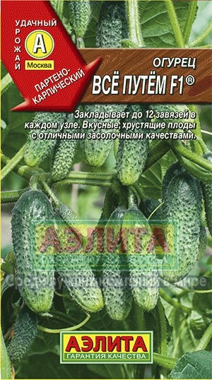 Семена Огурец Все путем F1 (Аэлита)
