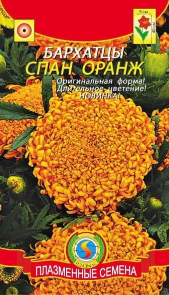 Семена Бархатцы Спан Оранж ПЛ