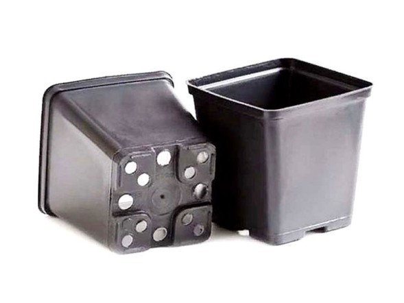  Горшок для рассады V-0,55л. 9*9*10 квадрат (литой)