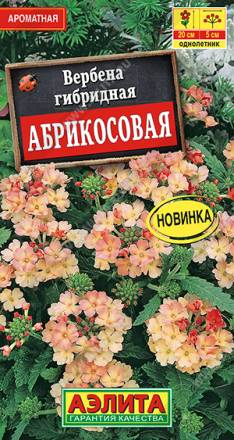 Вербена Абрикосовая 10шт Одн 20см (Аэлита)