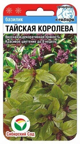 Семена Базилик Тайская королева (Сиб cад)