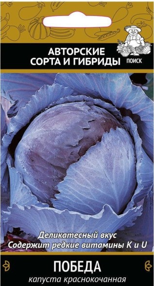 Семена Капуста краснокочанная Победа (Поиск)
